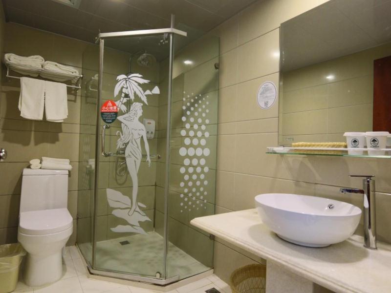 Greentree Inn Shanghai Pudong Airport Huaxia East Road Railway Station Shell Hotel Kültér fotó