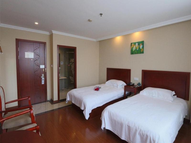 Greentree Inn Shanghai Pudong Airport Huaxia East Road Railway Station Shell Hotel Kültér fotó